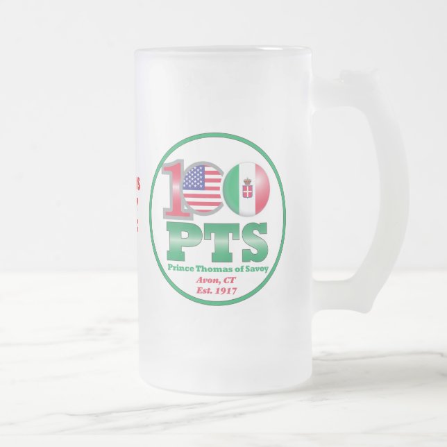 Cristal Esmerilado Taza de cerveza de la comida campestre de la (Derecha)