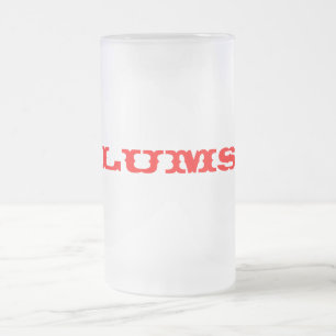 CRISTAL ESMERILADO TAZA DE CERVEZA DE LUMS
