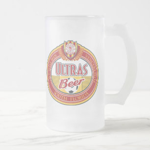 Cristal Esmerilado Taza de cerveza de Miami Ultras