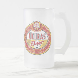 Cristal Esmerilado Taza de cerveza de Miami Ultras