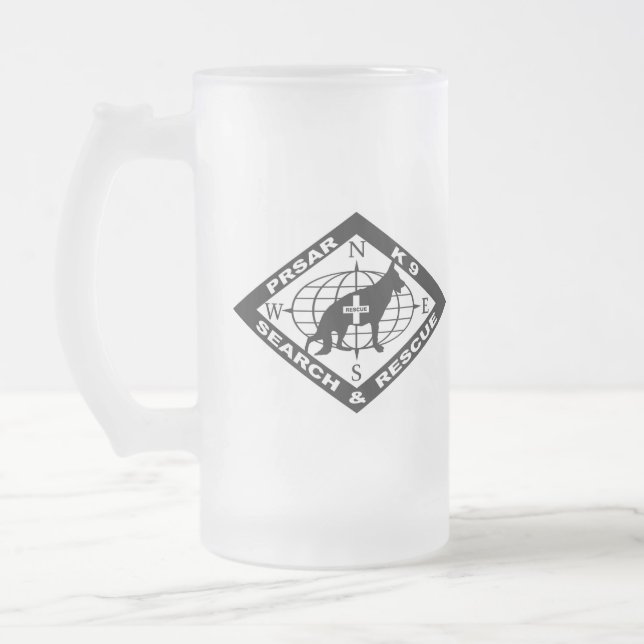 Cristal Esmerilado Taza de cerveza de PRSAR (Izquierda)