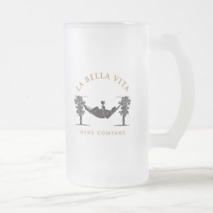 Cristal Esmerilado Taza de cerveza del Co del vino de Vita del La