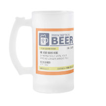 Taza de cerveza divertida de la prescripción