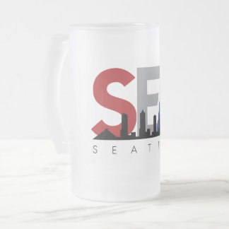 Cristal Esmerilado Taza de cerveza escarchada SEA