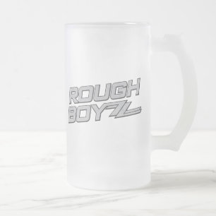 Cristal Esmerilado Taza de cerveza helada BoyZZ áspera