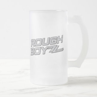 Cristal Esmerilado Taza de cerveza helada BoyZZ áspera