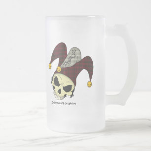 Cristal Esmerilado Taza de cerveza helada del Joker muerto