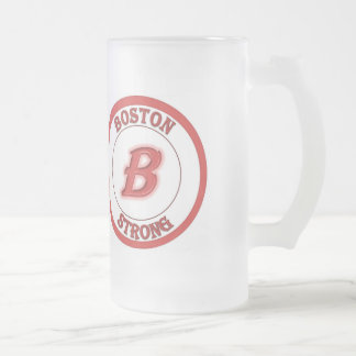 Cristal Esmerilado Taza de cerveza helada fuerte de Boston