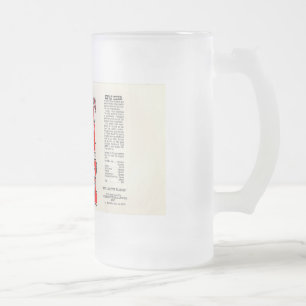 Cristal Esmerilado Taza de cerveza helada KFAT