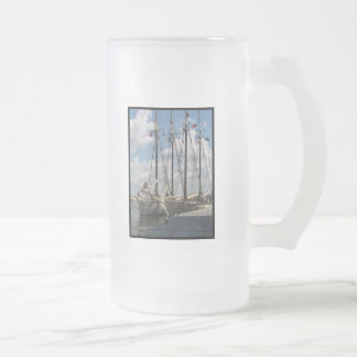Cristal Esmerilado Taza de cerveza helada Schooner