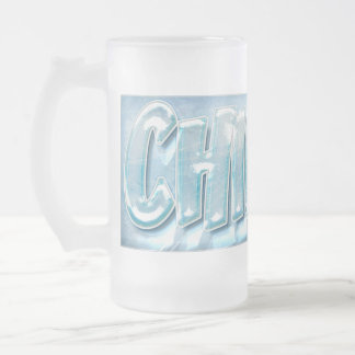 Cristal Esmerilado Taza de Chillin