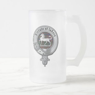 Cristal Esmerilado Taza de Cochrane del clan