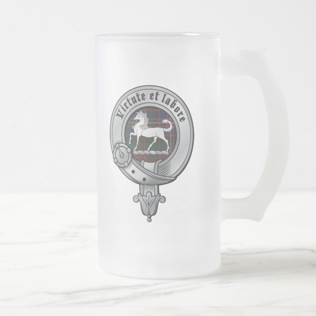 Cristal Esmerilado Taza de Cochrane del clan (Derecha)