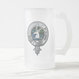 Cristal Esmerilado Taza de Colquhoun del clan