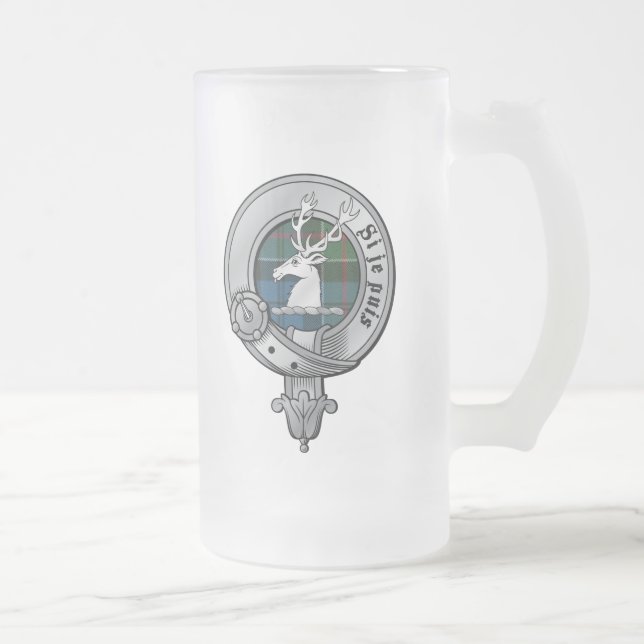 Cristal Esmerilado Taza de Colquhoun del clan (Derecha)