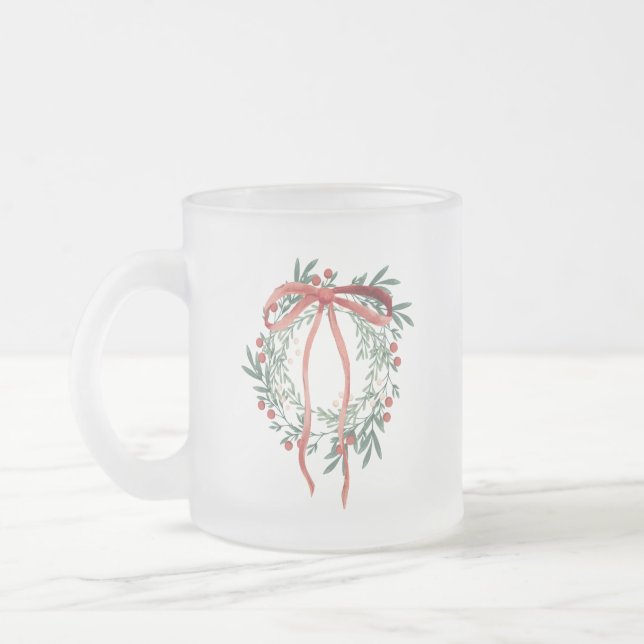 Cristal Esmerilado Taza de corona (Izquierda)