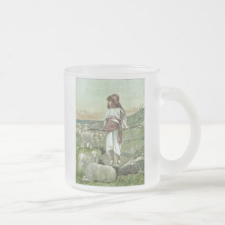 Cristal Esmerilado Taza de David del pastor