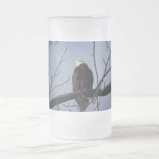 Cristal Esmerilado Taza de Eagle