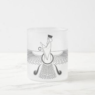 Cristal Esmerilado Taza de encargo del viaje de Farohar