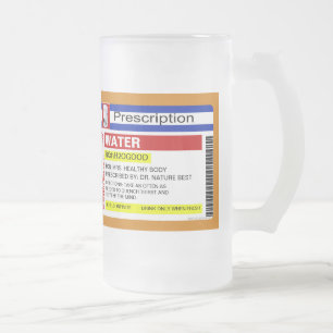 Cristal Esmerilado Taza de encargo divertida de la taza de