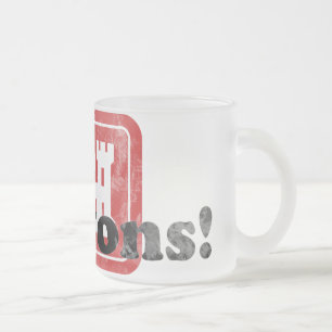 Cristal Esmerilado Taza de Essayons de los ingenieros