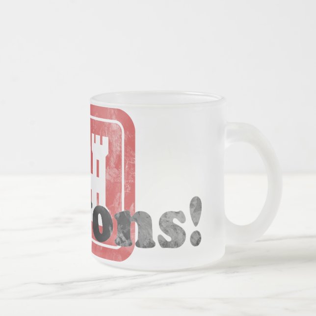 Cristal Esmerilado Taza de Essayons de los ingenieros (Derecha)