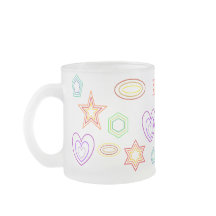 Taza de formas blancas