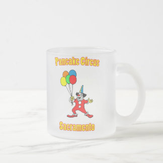 Cristal Esmerilado Taza de Frost del circo de la crepe