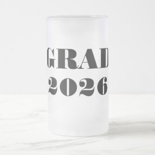 Cristal Esmerilado Taza de graduado escarchada