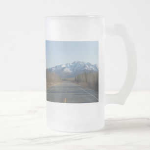 Cristal Esmerilado Taza de Highway en Alaska