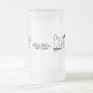 Cristal Esmerilado taza de Kennedy de los travis (el niño)