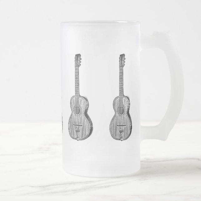Cristal Esmerilado taza de la acústica (Derecha)