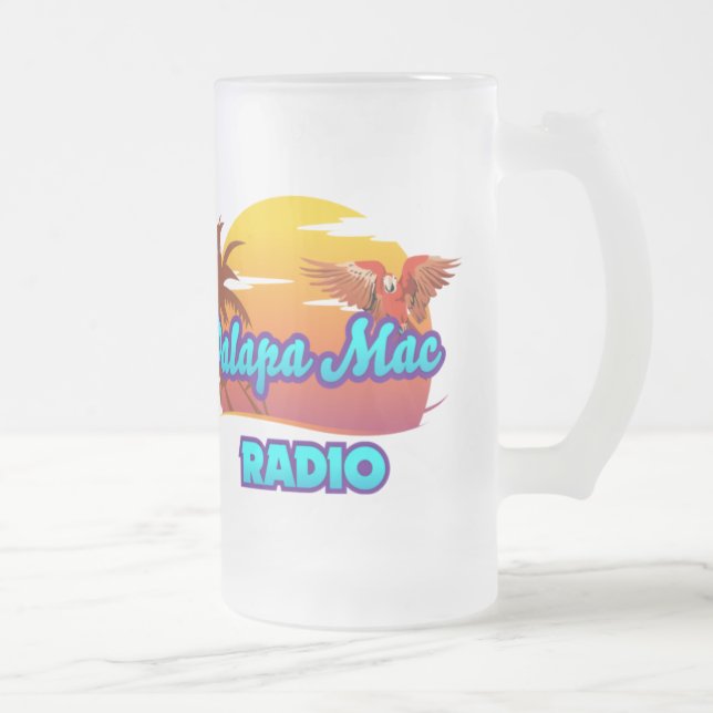 Cristal Esmerilado Taza de la bebida alta (Derecha)