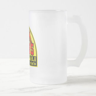 Cristal Esmerilado Taza de la cerveza de la tina