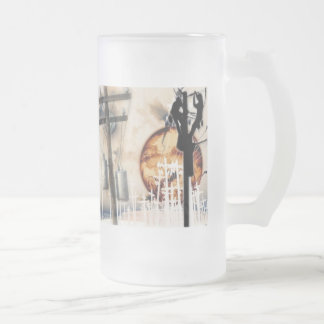 Cristal Esmerilado Taza de la cerveza helada del instalador de líneas