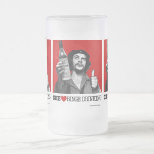 Cristal Esmerilado Taza de la consumición de Binge de Che Guevara
