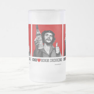 Cristal Esmerilado Taza de la consumición de Binge de Che Guevara