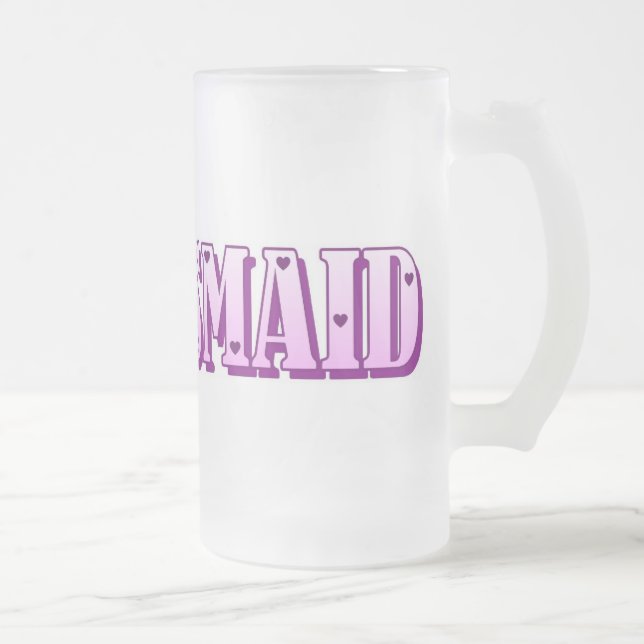 Cristal Esmerilado Taza de la dama de honor (Derecha)