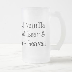 Cristal Esmerilado Taza de la fórmula del flotador de cerveza de ra