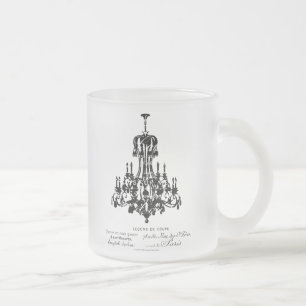 Cristal Esmerilado Taza de la lámpara