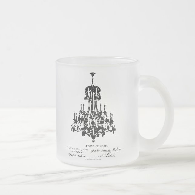 Cristal Esmerilado Taza de la lámpara (Derecha)