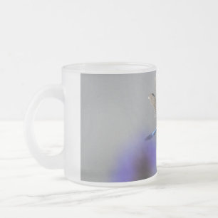 Cristal Esmerilado Taza de la libélula