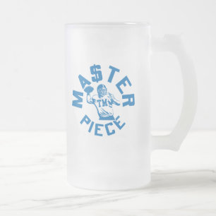 CRISTAL ESMERILADO TAZA DE LA OBRA MAESTRA DEL EQUIPO