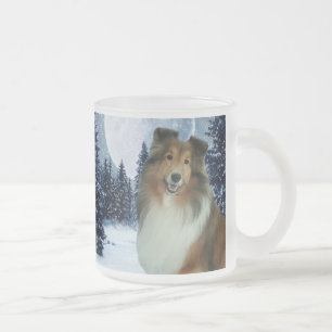 Cristal Esmerilado Taza de la tolerancia del invierno