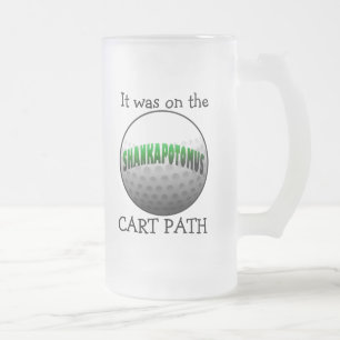 Cristal Esmerilado Taza de la TRAYECTORIA del CARRO de Shankapotomus