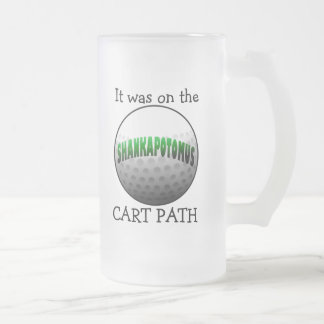 Cristal Esmerilado Taza de la TRAYECTORIA del CARRO de Shankapotomus