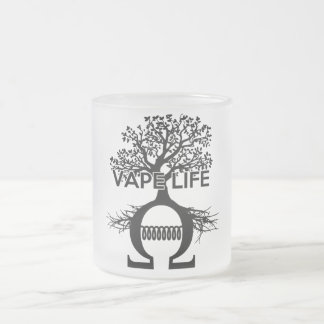 Cristal Esmerilado Taza de la vida de Vape