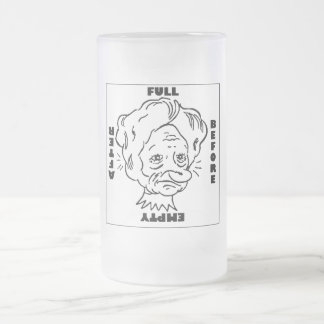 Cristal Esmerilado Taza de las gafas de la cerveza