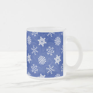 Cristal Esmerilado Taza de las vacaciones de invierno del remolino de
