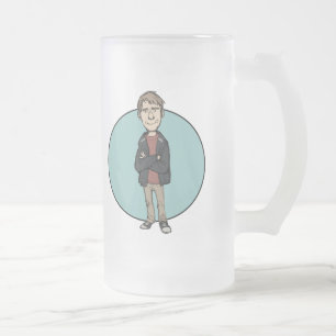 Cristal Esmerilado Taza de los colectores del GP de Charlie
